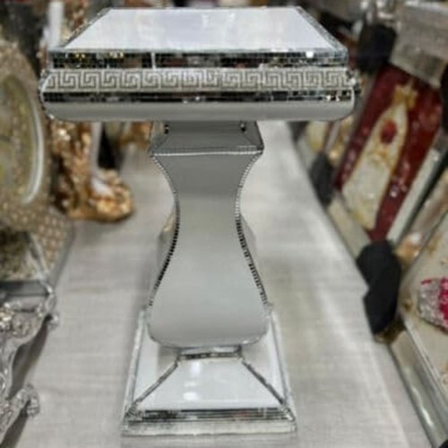 Venetian mirrored table stand - venetian,