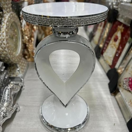 Venetian mirrored table stand - venetian,