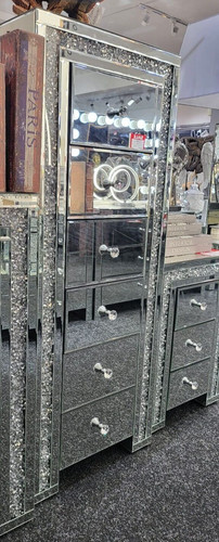 Mirrored crushed crystal - crushed,