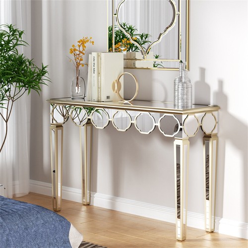Mirrored console table glass - mirrored,