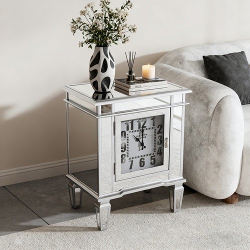 Mirrored end table sparkly - end,