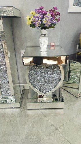 Mirrored crushed crystal - mirrored,