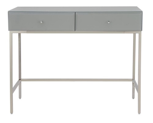 Glass mirror dressing table - mirror,