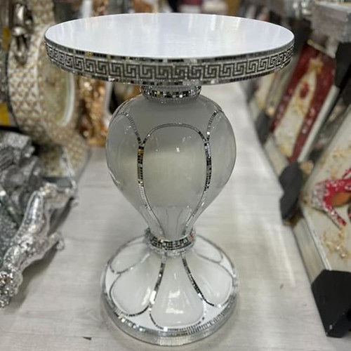 Venetian mirrored table stand - venetian,