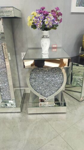 Mirrored crushed crystal - mirrored,